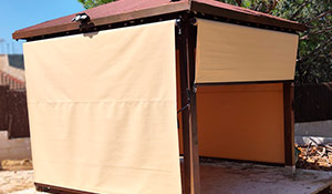 Toldos en Torrejón del Rey, Guadalajara.